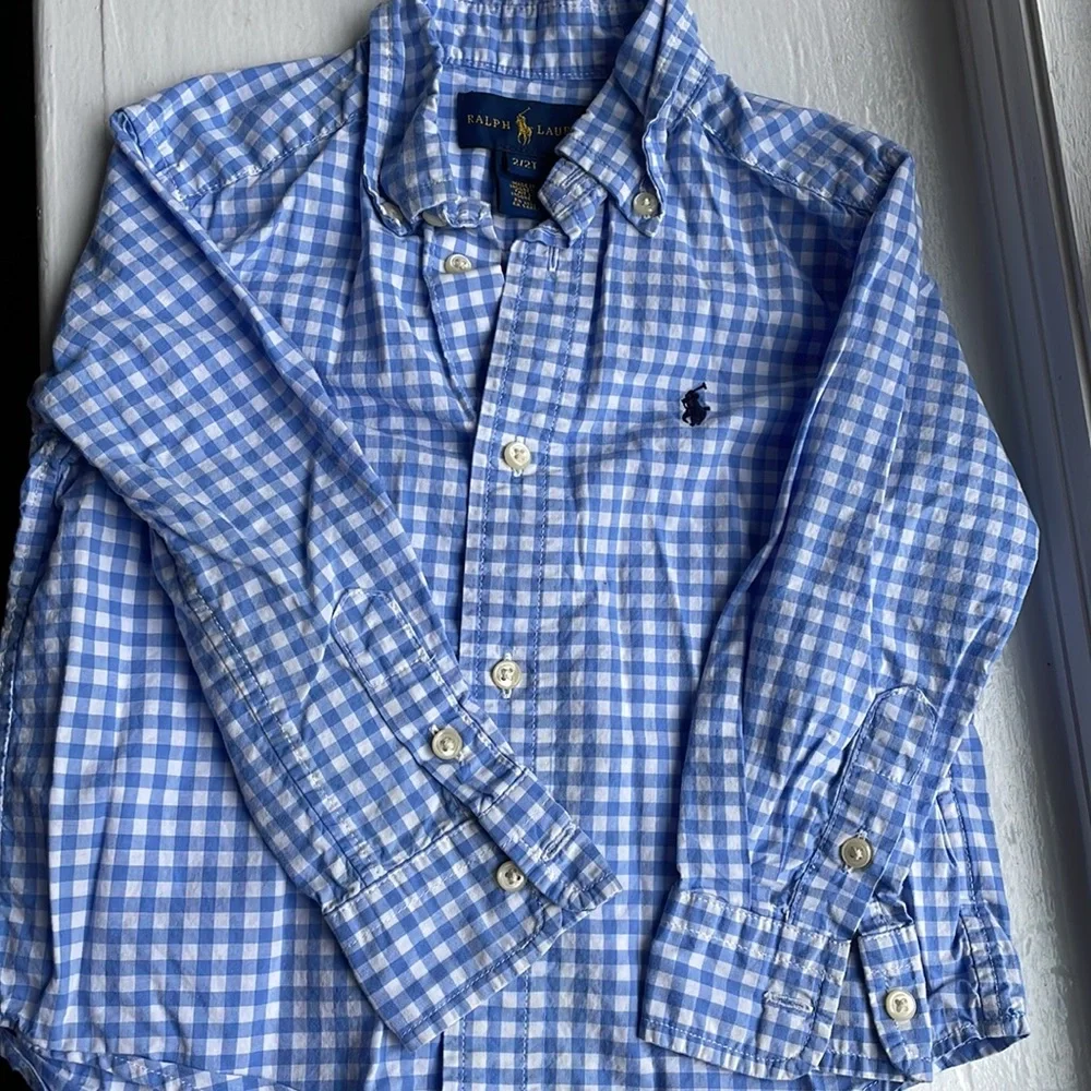 Ralph Lauren 2T cotton button-up shirt